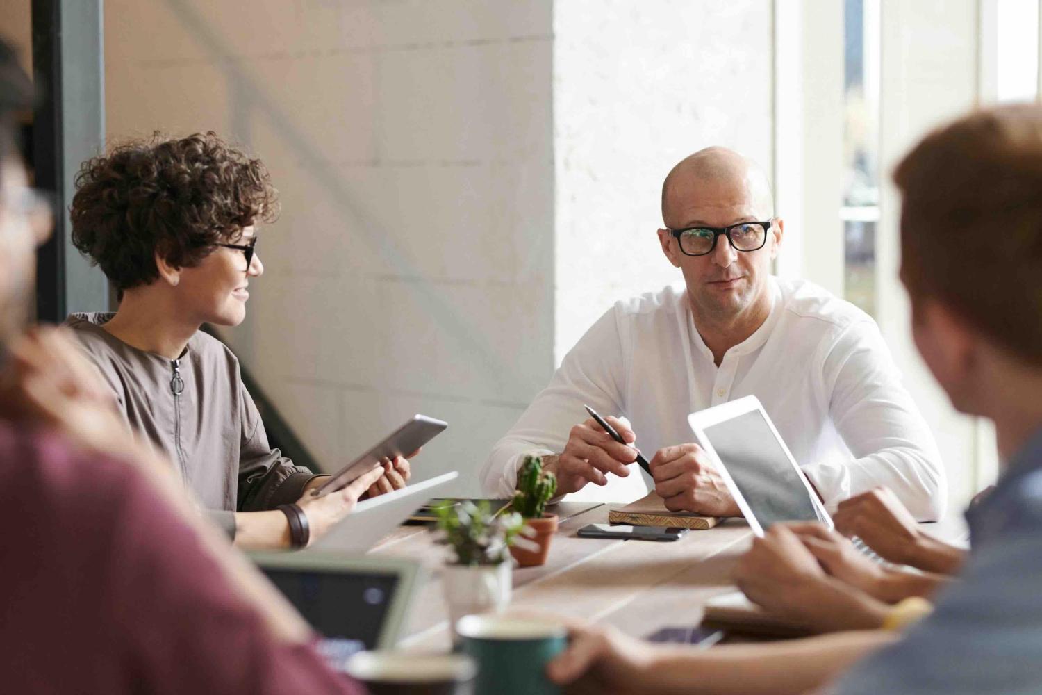 Boca Raton accountant people at conference table